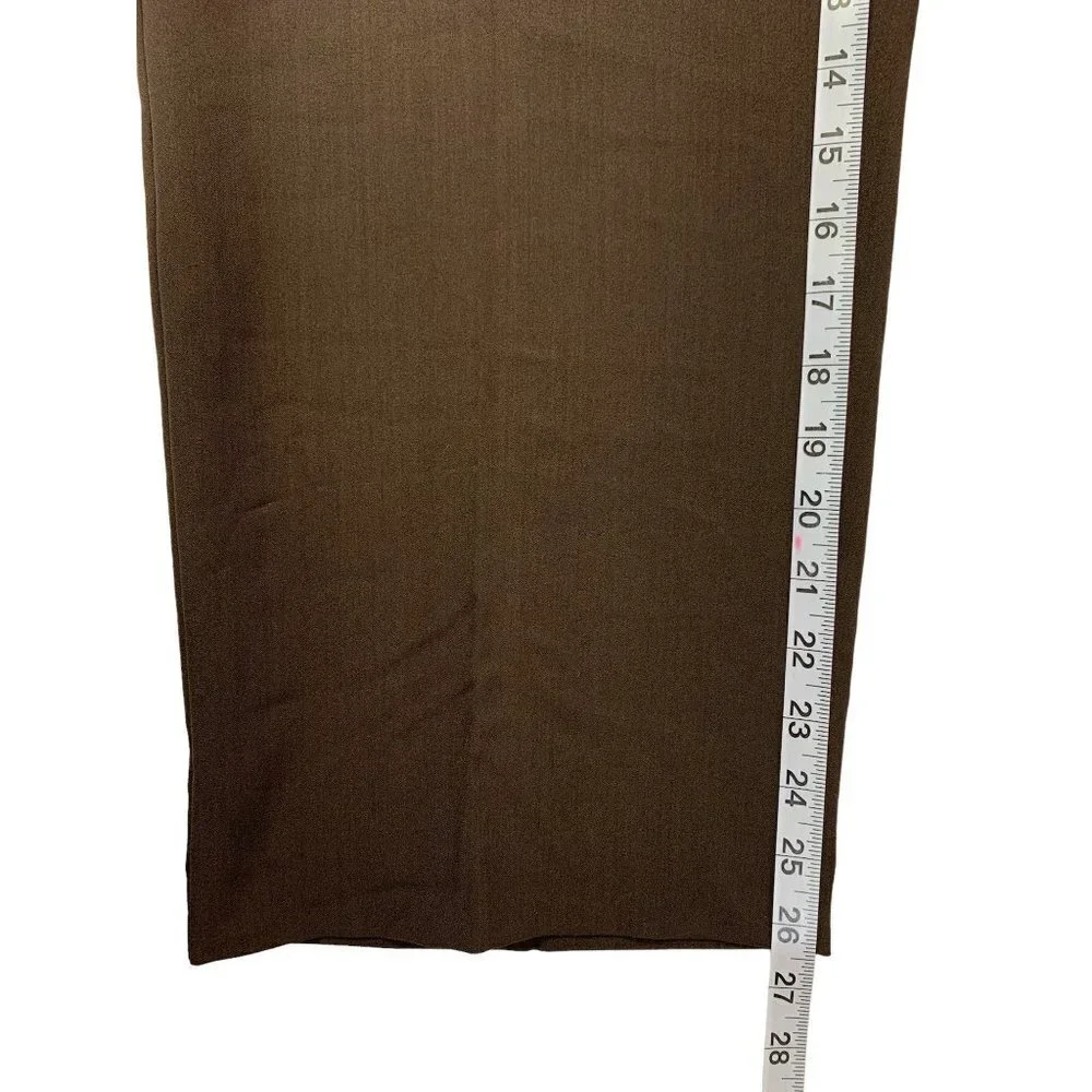 Alfred Dunner Women's Monaco Brown Pants